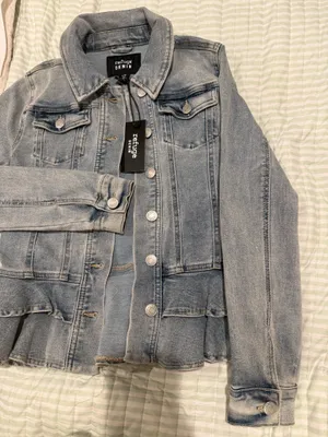 Refuge Ruffle Jean Jacket thumbnail 6