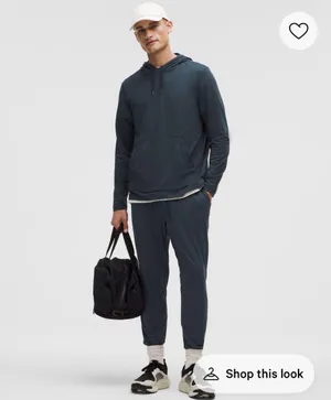 Soft Jersey Lululemon Joggers True Navy thumbnail 1