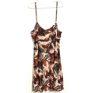 Cider Butterfly Tie Dye Mini Dress Curve Plus Size 2X NEW thumbnail 2