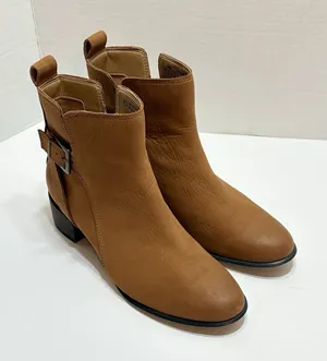 Vionic Women's Perry Sienna Waterproof Boots Toffee 7.5 Western Cowgirl thumbnail 1