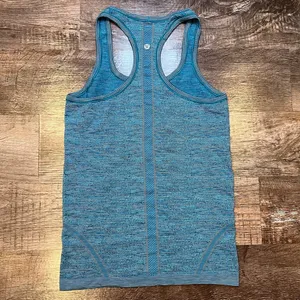 Lululemon Swiftly Tech Blue Teal Racerback Tank Top Size 6 thumbnail 3