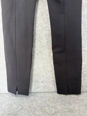 Quince Ultra-stretch Ponte Pintuck Ankle Pants Black size small 27” inseam thumbnail 9