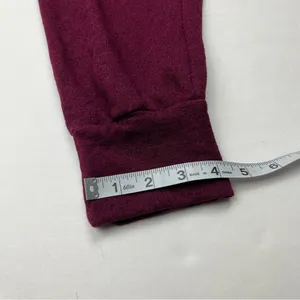 Sundry Jogger Womens Size 2 Medium 8‎ - 10 Burgundy Wine Pull-on Pant Pockets thumbnail 8