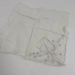 Vintage Floral Handkerchief With Embroidery thumbnail 2