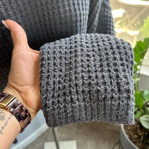 Love Tree Cropped Waffle Knit Sweater - Medium thumbnail 4