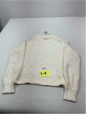 Womans NWT A New Day Long Sleeve Sweater Medium Cream thumbnail 2