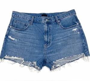Uniqlo ,Women’s,Blue,Distressed,Short Jeans.Size-10 thumbnail 1