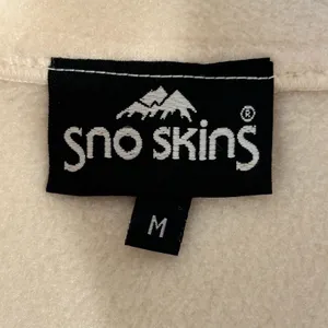 Sno Skins Womens Cream Fleece Quarter Zip Mountain Embroidered Pullover Jacket M thumbnail 3