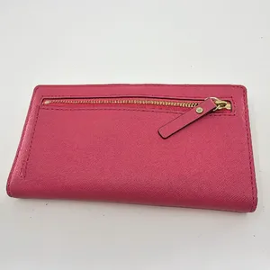 Kate Spade Continental Pink Saffiano Leather Wallet thumbnail 3