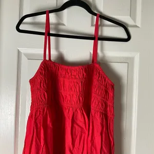 A New Day Woman’s Smocked Midi Slip Dress with pockets size large thumbnail 3