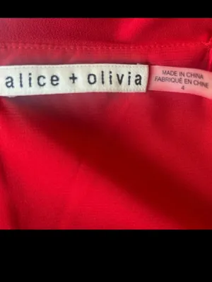 Alice + Olivia Kipp Mini Red Dress Size 4 thumbnail 9