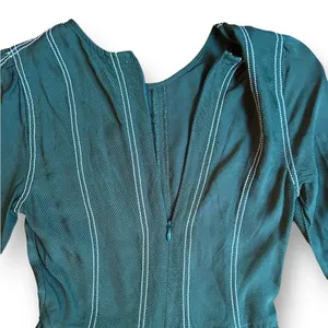 Tularosa Nicole Dress Sycamore Green Pleated Mini Dress Bell Sleeve Size XXS thumbnail 10