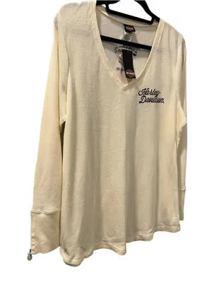 Harley Davidson NWT Thermal 2016 Purple Embroidered Long Sleeve Shirt Size 2XL thumbnail 6