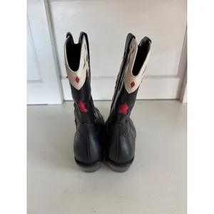 Matisse black red & white western‎ boots size 6.5 thumbnail 5