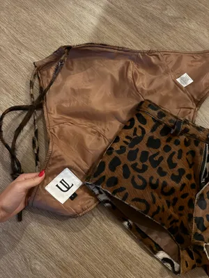 Understated Leather Halter and Shorts in Leopard thumbnail 6