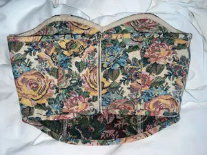 Altar'd State Strapless Corset Top thumbnail 2