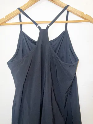all in motion Black Racerback Workout Minj Dress with built in shorts thumbnail 7