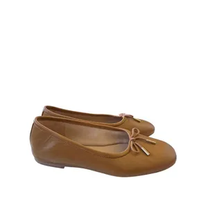 Nordstrom Flats Size 5 Square‎ Toe Brown Leather Slip On Casual Shoes thumbnail 3
