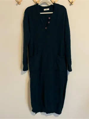 Natural Life Cozy Up Teddy Midi Dress size Medium thumbnail 2