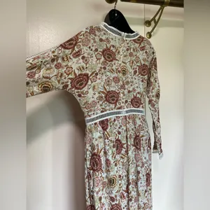 LUCCA- vintage Floral embroided lace Maxi Dress thumbnail 7