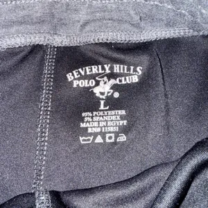 Beverly Hills Polo Club Sweat Shorts Juniors L Gray Drawstring Pockets thumbnail 3