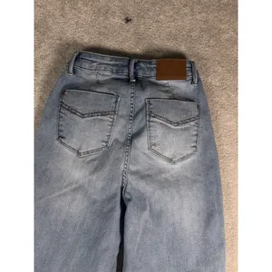 judy blue raw hem colorblock 3/26 wide leg crop thumbnail 6