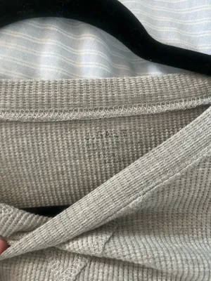 John Galt Waffle Knit Long Sleeve thumbnail 2