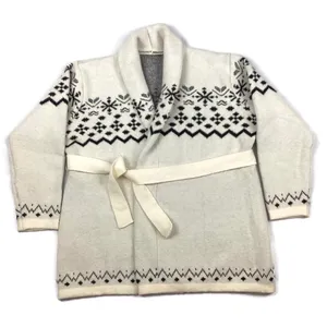 Shein Thick Warm Nordic Design Open Front Cardigan Sweater NWOT thumbnail 1