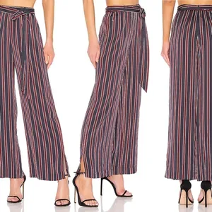 Frame‎ Stripe Side Slit Easy Pant thumbnail 5