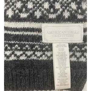 American Eagle Fair Isle Wool Blend Scarf Unisex thumbnail 9