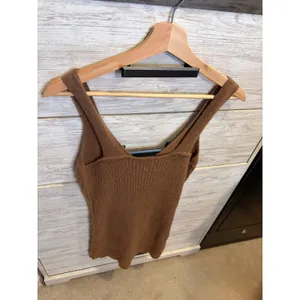 Princess Polly Brown Knit Mini Dress Sleeveless Ribbed Corset Bust Size S/M thumbnail 3