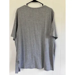 Disney Winnie the Pooh Piglet Gray Ribbed Henley Short Sleeve Womens 14/16W thumbnail 3