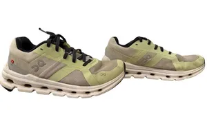 On Running Cloudrunner Women's Shoes White/Green Size 7.5 Athletic Sneakers thumbnail 3