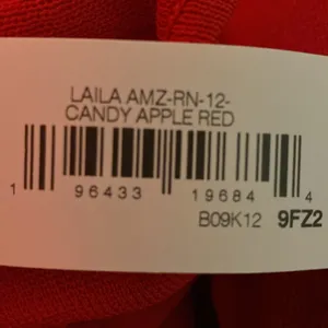 NWT red Laila Power Shoulder Twist-Back Midi Sweater Dress by The Drop 12 Women’ thumbnail 6