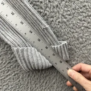 Habitat Clothes To Live In Roll Neck Knit Sweater Gray Lagenlook Women's Medium‎ thumbnail 9