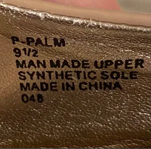 Steve Madden Patent Leather Nude Tan Studded Platform Studded Shoes Heels 9.5 thumbnail 6