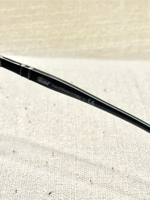Persol PO3225S 95/31 Black Rectangle Sunglasses Handmade in Italy thumbnail 10