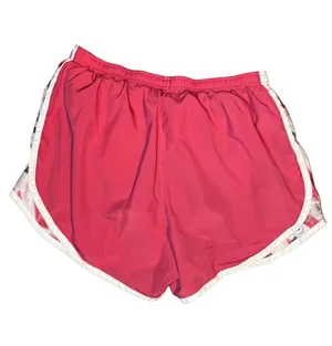 Nike Pink Gym Shorts with Side Panel Graphics thumbnail 2