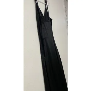 Trashy Diva Black Maxi Dress Size XS 100% silk thumbnail 8