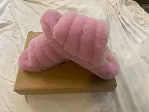 UGG Slides Fluff Yeah Pink thumbnail 5