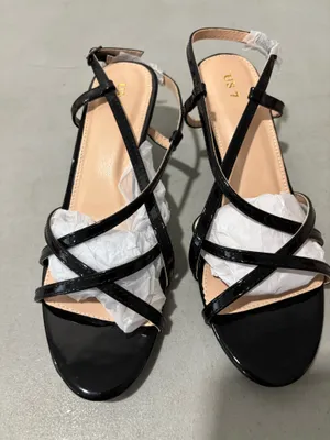 Allegra K Sandals black chic comfortable  thumbnail 1