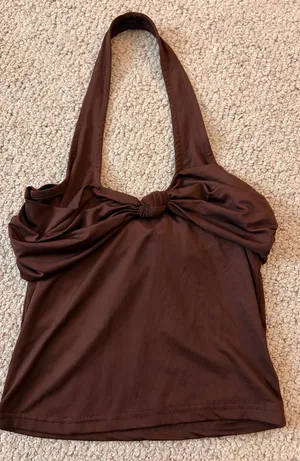 Amazon Knotted halter top thumbnail 1