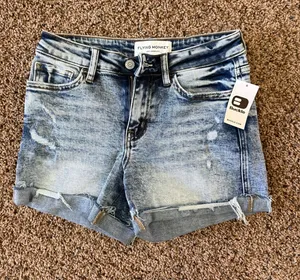 Vervet Flying Monkey Jean Shorts thumbnail 1
