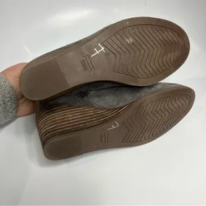 Toms dark gray Sadie wedge Booties size 5.5‎ thumbnail 6