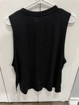 NWT Lululemon Black and White All Yours Boyfriend Tank thumbnail 5