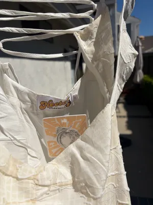 Nectar Clothing Cream Mini Dress NWT thumbnail 4