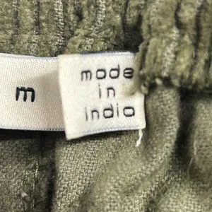 mnml Olive Corduroy Snap II Cargo Pants Men's Medium Green thumbnail 9