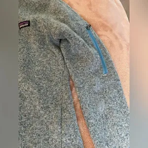 Women’s Blue Patagonia Jacket 1/4 Zip Pullover Size XS thumbnail 12