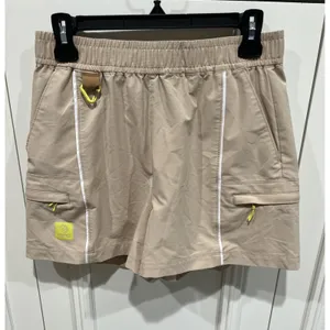 MPG Womens Rove‎ Shorts with Piping Tan Size Small 3.5" Inseam Outdoor Hiking thumbnail 2