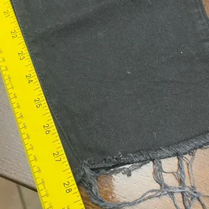 Old Navy Black O.G high-rise Ankle Cropped Jeans with Frayed Hem thumbnail 7
